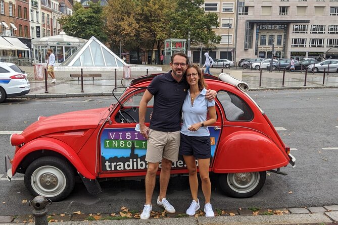 1 Hour Private Lille Tour by Convertible 2CV with a Local Products Tasting - Porte de Paris and Lille’s northern Belfry
