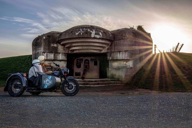 2- to 6-hour sidecar excursion on the D-Day Landing Beaches - Omaha Beach, where the history turns personal