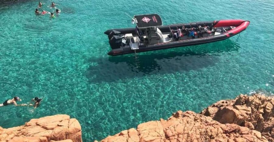 Ajaccio/Porticcio: Scandola & Piana Semi-Rigid Boat Day Trip - Red granite at the Calanques de Piana