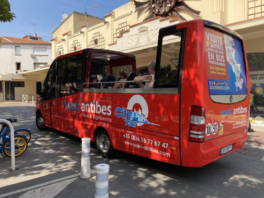 Antibes: 1 or 2-Day Hop-on Hop-off Sightseeing Bus Tour - Baie de la Garoupe: the route’s strongest coastal section