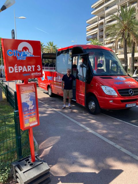 Antibes: 1 or 2-Day Hop-on Hop-off Sightseeing Bus Tour - The Garoupe lighthouse viewpoint
