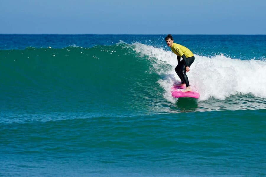 Biarritz: 1.5-Hour Group Surf Lesson - The first 30 minutes: warm-up and board basics