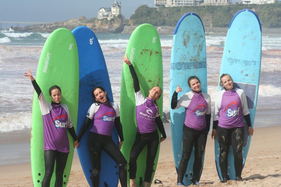 Biarritz : Cours de surf sur la côte Basque. - How the weather and tide shape your day