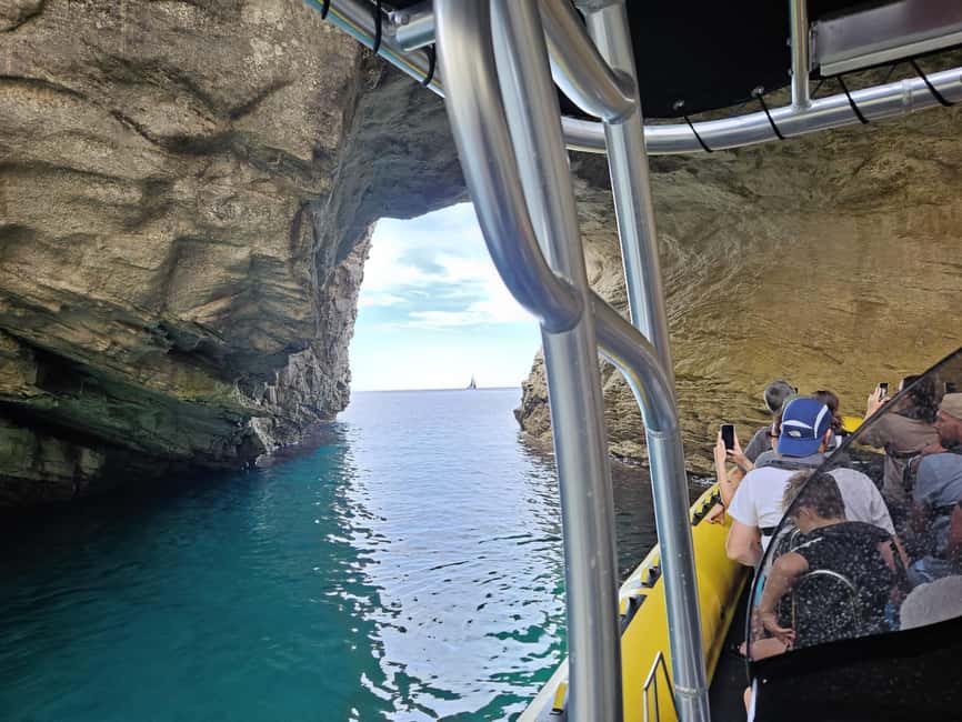 Bonifacio: Lavezzi Islands and Caves Guided Tour - Bonifacio’s cliffs from the water
