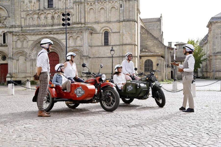 Bordeaux: Sightseeing by Side Car - Saint Michel Basilica and the city beyond the postcard center