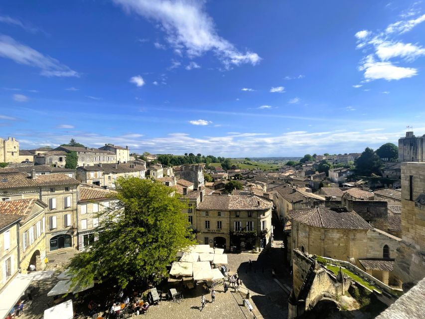 Bordeaux: St-Emilion Vineyards e-Bike Tour with Wine & Lunch - Lunch at a château, simple food done well