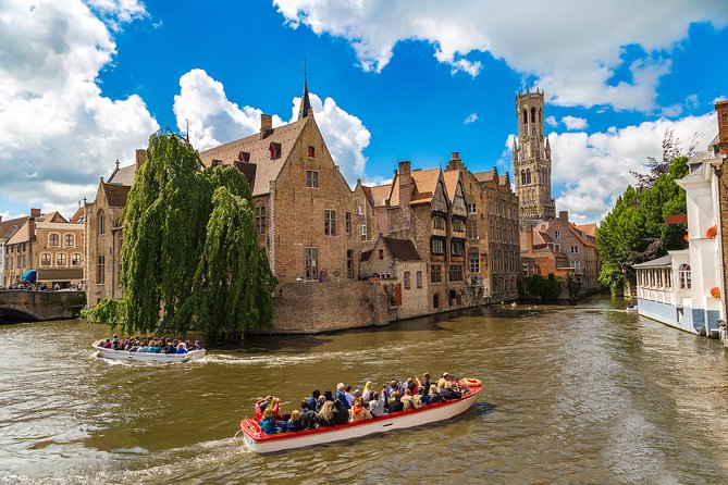 Bruges Guided or Audio Trip with Canal Cruise Option from Paris - Canals, bridges, and the view from the water