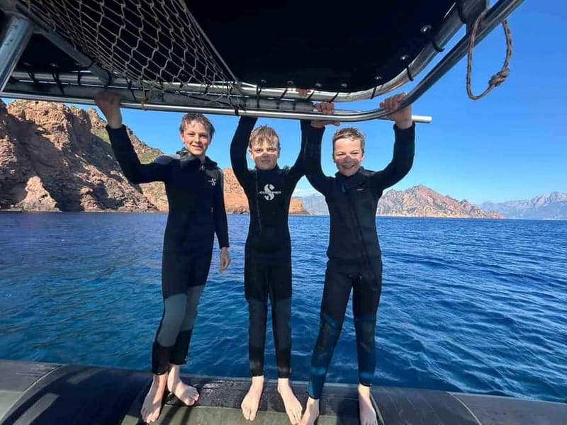 Calvi: Underwater journey at the edge of a natural reserve - A short zodiac ride toward Revellata