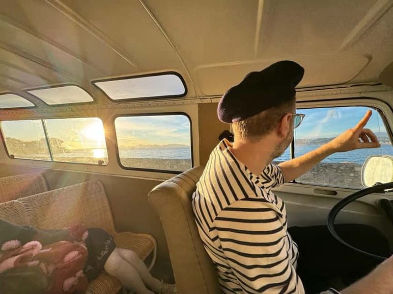 Cannes: City Tour in a Vintage Bus - La Croisette: palaces, boutiques, and Riviera scale