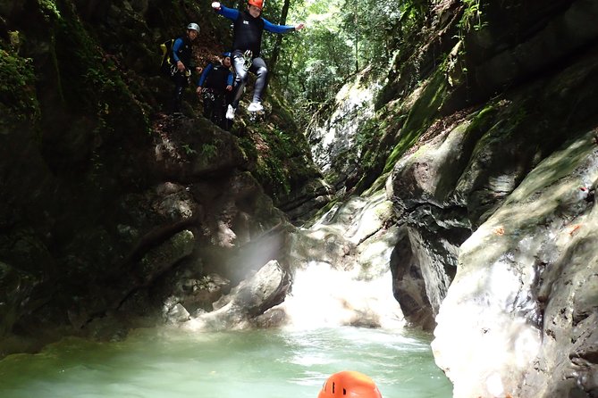 Canyoning Annecy Angon Discovery - Rappels, jumps, and the Angon slide