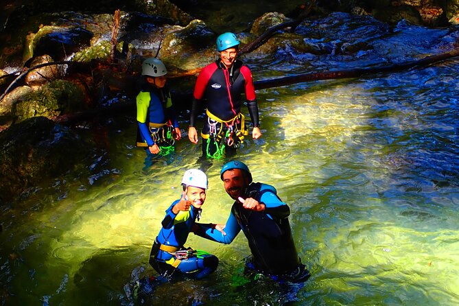 Canyoning Grenoble: the Furon canyon - The final jumps and slides