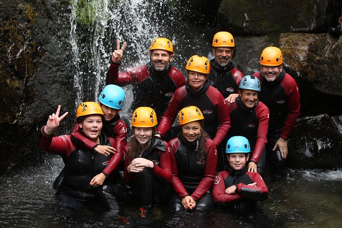 Canyoning Haute Besorgues in Ardeche - half day - The jumps up to 10 meters
