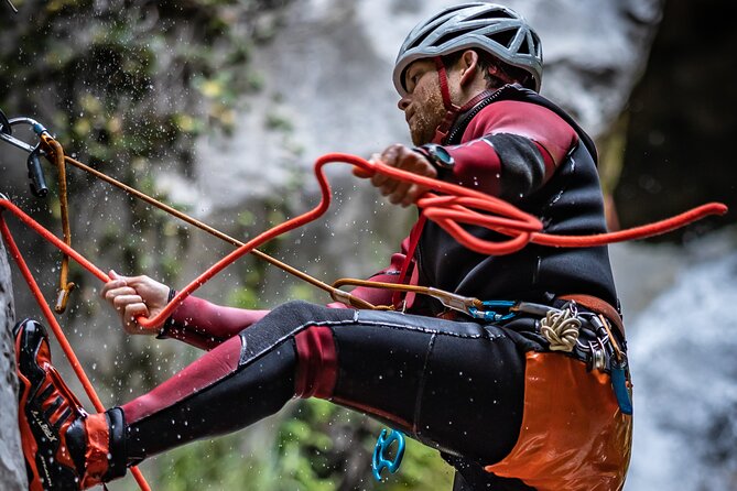Canyoning of the Wolf Gorge - Natural slides, clear pools, and optional jumps