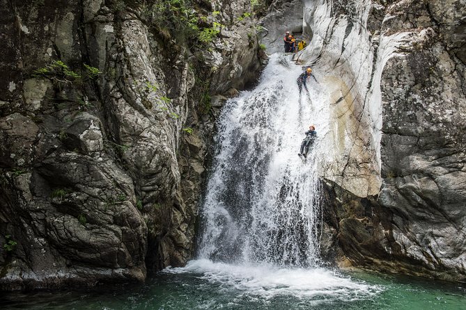 Canyoning The Verghellu Canyon in Corsica - Entering the Verghellu near Venaco