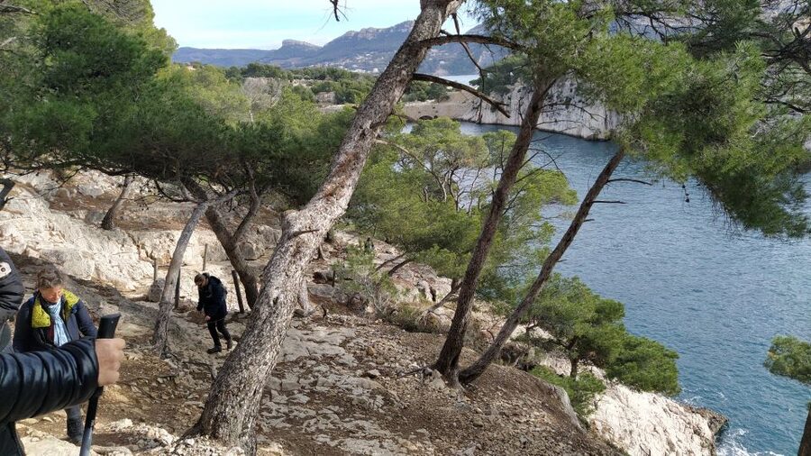 Cassis: 3 Calanques Half-Day Hiking Tour with Swimming - The climb toward En-Vau