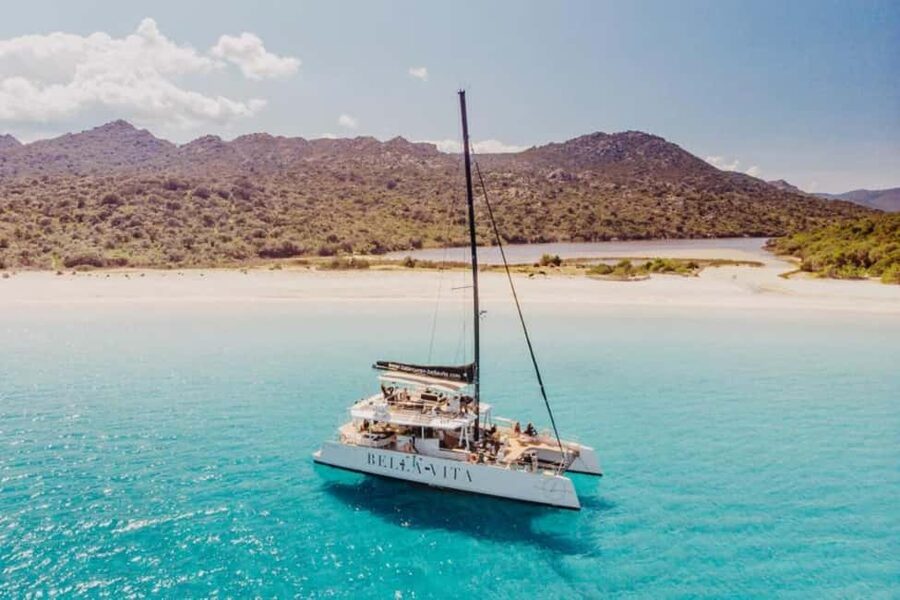 Catamaran half-day excursion - A relaxed way to see the Agriates coast