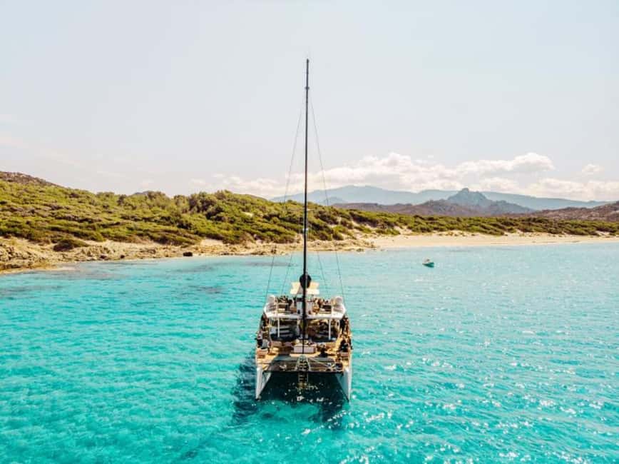 Catamaran half-day excursion - Sailing past Corsica’s lesser-known coves