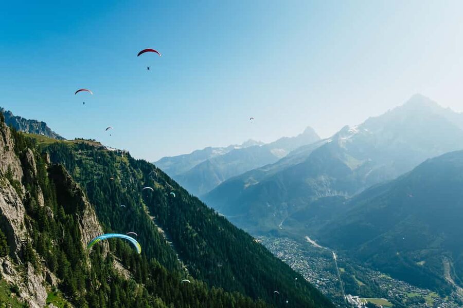 Chamonix: Tandem Paragliding Flight - Landing back in Chamonix
