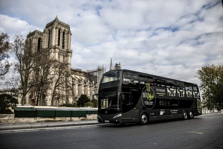 Champs Elysées Bus Toqué Lunch w/ a Glass of Champagne - How the four-course lunch fits the sightseeing