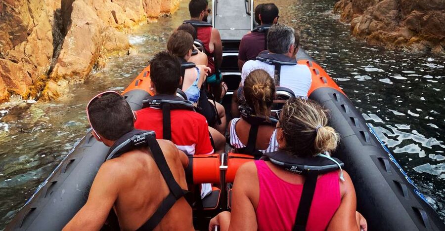 Corsica: Piana Calanques and Caves by Boat - The 1.5-hour route through the rock formations