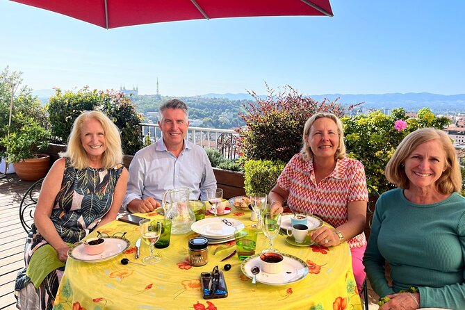 Croix Rousse Market & Rooftop Cooking Class in Lyon - From market basket to Joëlle’s kitchen