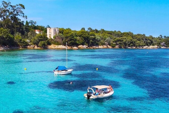 Discover the Lérins Islands and the Bay of Cannes by Private Boat - An aperitif beside the underwater museum