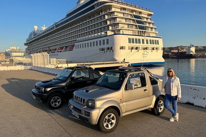 Drive by cabriolet from Marseille cruise port to cassis - Calanque de Figuerolles near La Ciotat