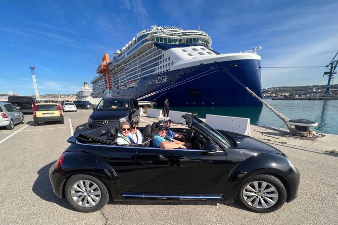Drive by cabriolet from Marseille cruise port to cassis - Cassis: the main stop and best use of free time