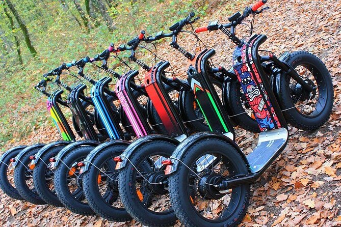Electric scooter tour in Hossegor - Returning beside the marine lake