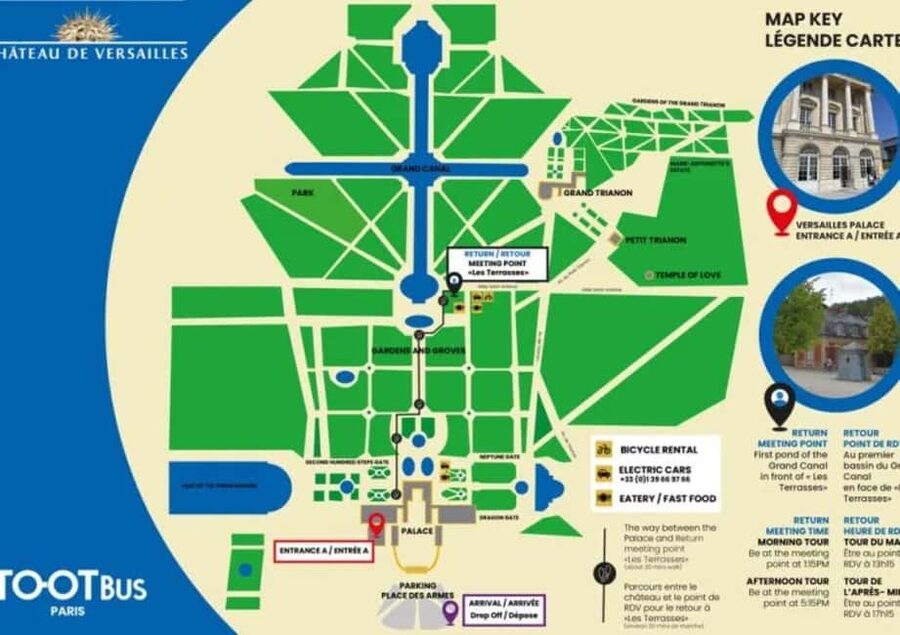Excursion from Paris to Versailles Palace by Tootbus - Making the app-based commentary work for you