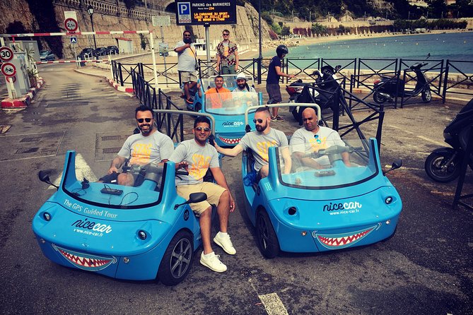 French Riviera Famous Cities Scoot Coupe Tour from Nice - Starting in central Nice with your own coupe