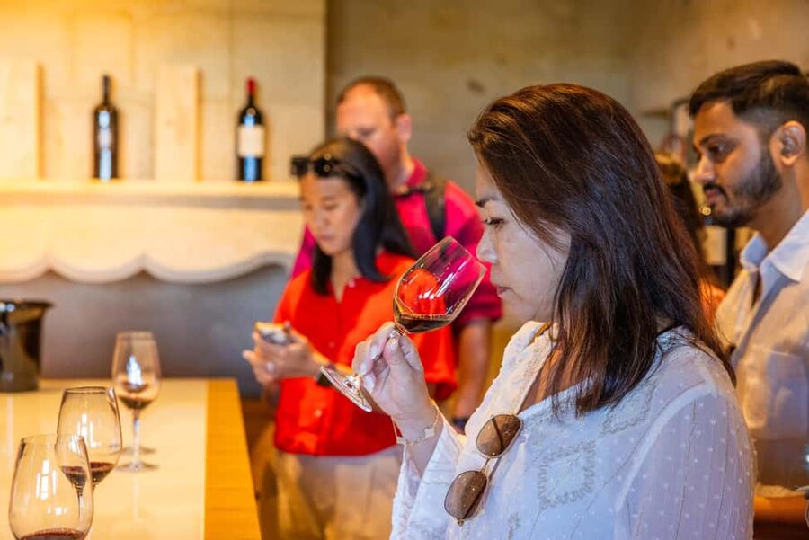 From Bordeaux: Saint-Emilion Guided Wine Tasting Tour - First winery: learning how Bordeaux wine is made