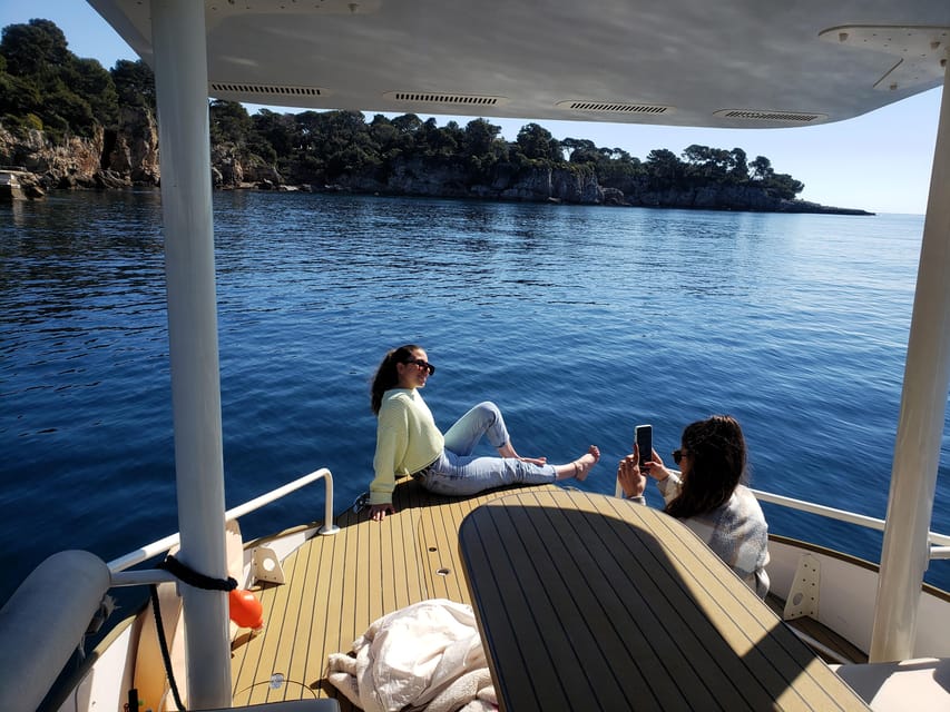From Juan les Pins: Private French Riviera Solar Boat Cruise - Key points to know before booking
