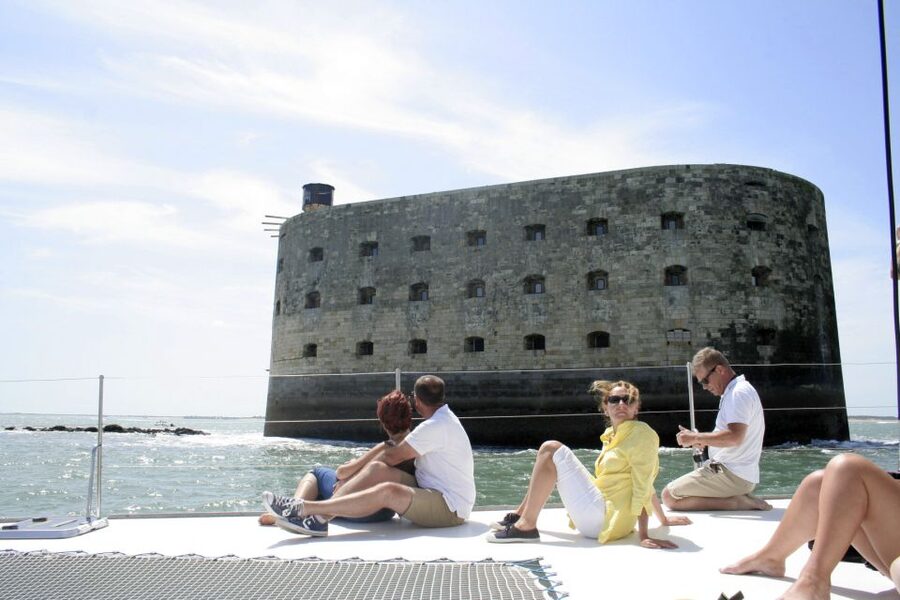 From La Rochelle: Sailing Cruise to Fort Boyard - Leaving La Rochelle from the old harbor