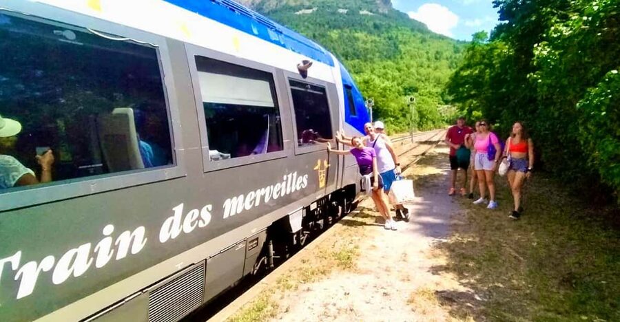 From Nice: Historic Train Ride & Alps Villages - Lunch in a mountain village