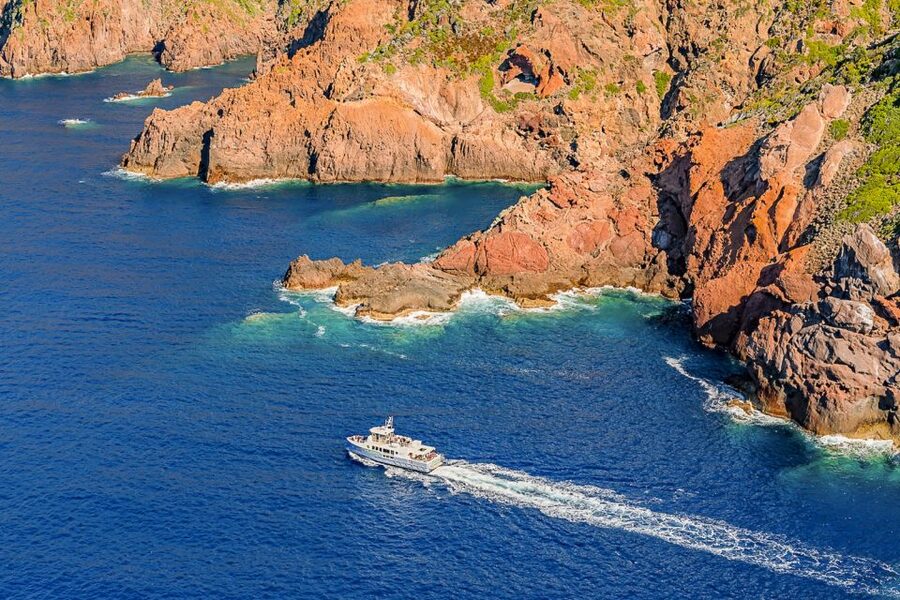 From Ota: Scandola Nature Reserve Eco-Friendly Boat Tour - Setting out from Porto and crossing the Gulf