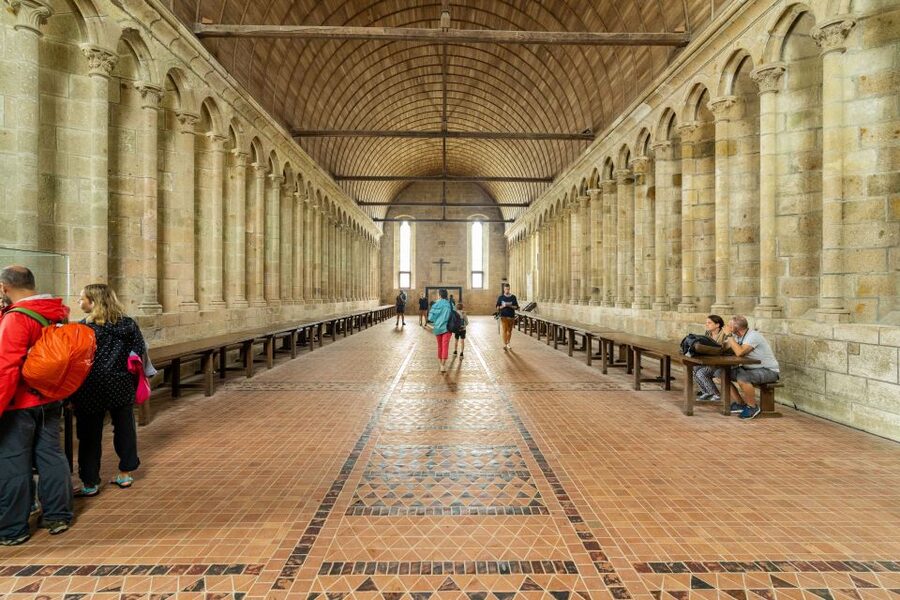 From Paris: Mont Saint Michel Day Trip with a Guide - Climbing Toward Mont Saint Michel Abbey