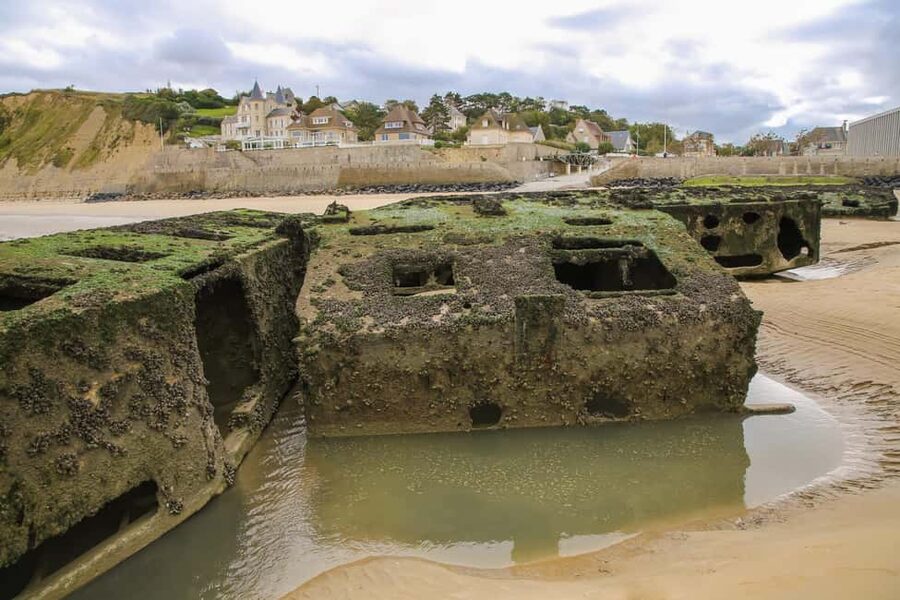 From Paris: Normandy D-Day Beaches Day Trip - Arromanches: lunch, harbor remains, and free time