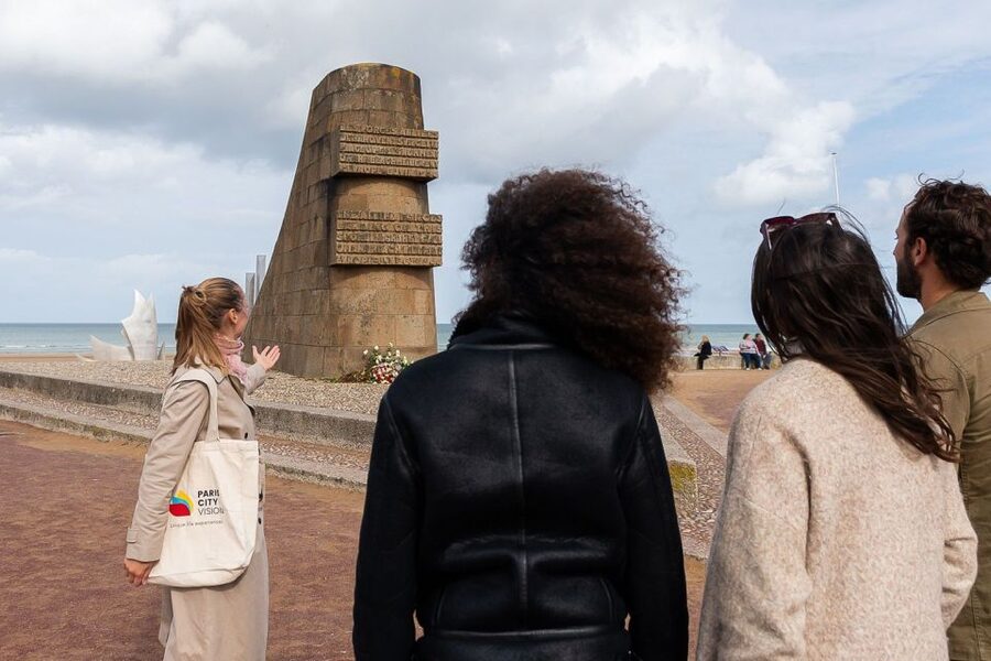 From Paris: Normandy Landing Beaches D-Day Tour by Minibus - The guide and the small-group experience