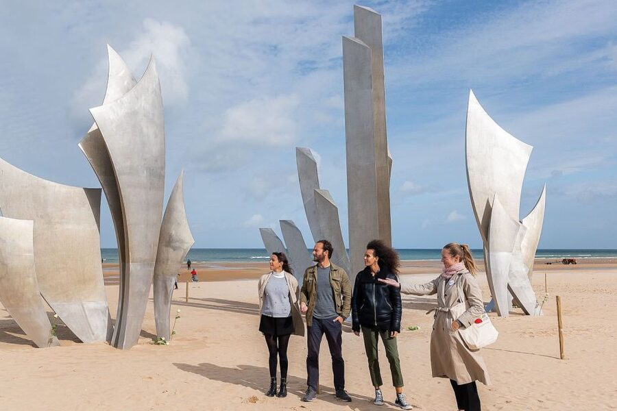 From Paris: Normandy Landing Beaches D-Day Tour by Minibus - Omaha Beach, where the story becomes physical