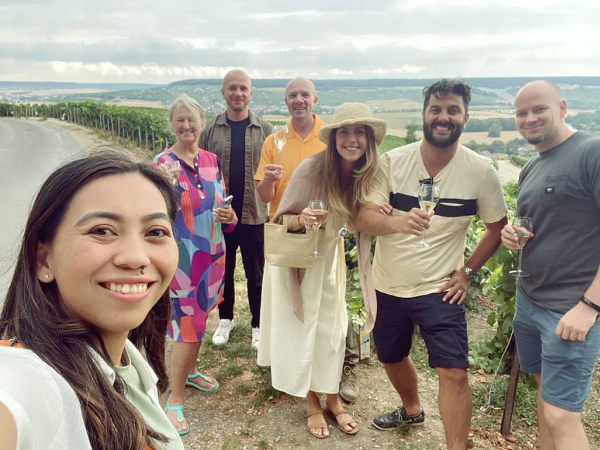 From Paris: Small-Group Champagne Tour with 3-Course Lunch - Vineyards, the Marne Valley, and the blind tasting