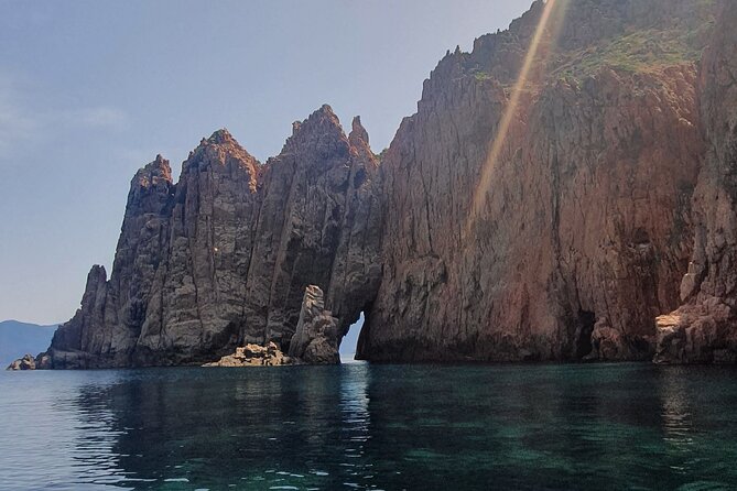 From Sagone/Cargèse: Scandola Calanques Piana Girolata Swimming - Girolata, the two-hour village stop
