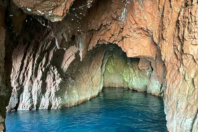 From Sagone/Cargèse: Scandola Girolata Calanques Piana Snorkeling - Scandola: volcanic cliffs and protected water