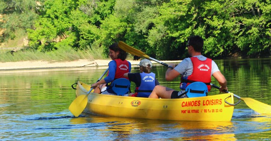 From Vitrac: Dordogne River Canoe Rental - Beynac: the finish with the biggest payoff