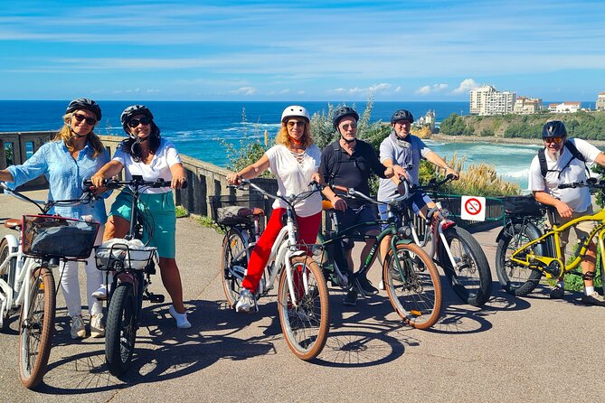 Guided Electric Bike Rides on the Basque Coast - Bidart’s square, church, and pelota court