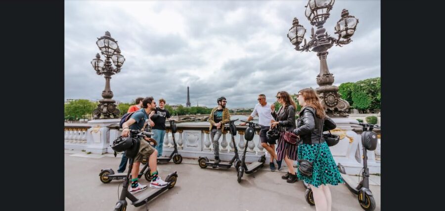 Guided Electric Scooter Tour of Paris - What the 76 dollar price includes