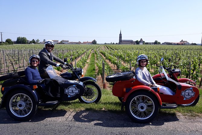 Half-day private tour in Saint-Emilion in a sidecar - The main stop: a Château Grand Cru Classé