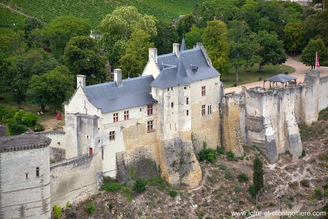 Hot Air Balloon Flight over the castle of Chenonceau / France - Chenonceau, villages, and Loire countryside