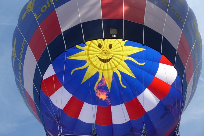 Hot Air Balloon Flight over the castle of Chenonceau / France - Wine, cheese, and the balloon baptism