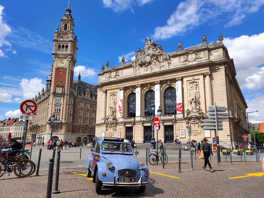 Lille Driving Tour by Convertible Citroen 2CV - Key points before you book